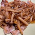 はせぽ's cooksnap of when they made 柔らかポークソテー♪きのこソース‼️.