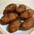 papikun's cooksnap of when they made 【レトルトカレー de 簡単カレーパン】.