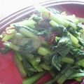 サーフブレイド's cooksnap of when they made 我が家の中華✿小松菜のピリ辛炒め.