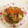 カステヘルミ's cooksnap of when they made アスパラと豚ひき肉のオイスター炒め.