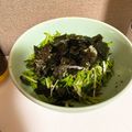 ipyons's cooksnap of when they made 水菜としらすで☆海苔サラダ.