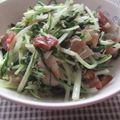 shouko's cooksnap of when they made カリカリベーコン＆じゃこ＆水菜の和え物.