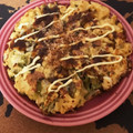 チェリチョコ's cooksnap of when they made もやしと豆腐と長ネギのお好み焼き.
