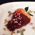 msgnb120's cooksnap of when they made レンジで簡単☆チョコがけいちご.