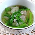 ＊＊ラテ＊＊'s cooksnap of when they made 春菊のための☆スープ.
