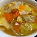 猫太朗さん's cooksnap of when they made ほっとく料理♪キャベツたっぷりスープ.