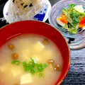 ルぴあ's cooksnap of when they made なめことえのきのお味噌汁☆.