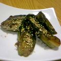 ぽんぷー's cooksnap of when they made 茄子ごろごろ~かつお醤油味~.