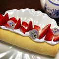 リンダA's cooksnap of when they made 簡単！ふわふわロールケーキ！練乳クリーム.