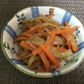 クックJ166XY☆'s cooksnap of when they made 玉ねぎとにんじんのきんぴら.