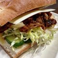 かのと's cooksnap of when they made プルドポークのBBQトーストサンド.