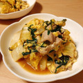 すふれんこん's cooksnap of when they made 白菜とニラと豚バラの卵とじ！.