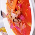 のかぜピロピロ's cooksnap of when they made ビーツから作るボルシチ.