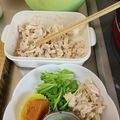 ごぼいぬ's cooksnap of when they made シャキシャキ♪水菜とささみの梅マヨサラダ.