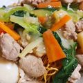 赤い彗星のコックさん's cooksnap of when they made 豚肉と白菜の中華あんかけ丼.