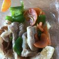 かずくん☆'s cooksnap of when they made 豚小間と人参・ピーマンの生姜炒め★お弁当.