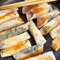 サンタJr's cooksnap of when they made 余った餃子の皮と竹輪でお弁当やおつまみ.
