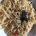クック2H9MD0☆'s cooksnap of when they made お吸い物の素でワンポット和風パスタ.