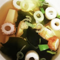 J1asu1's cooksnap of when they made 豆腐とわかめとちくわのお吸い物.