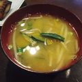 Ｐ子ママ's cooksnap of when they made かぼちゃとモヤシの味噌汁.