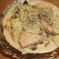 のんノン's cooksnap of when they made ☆サーモンの簡単クリーム煮☆.