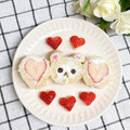 ゆづキッチン's cooksnap of when they made ちょこっと苺でハート＆クマちゃんデコ.