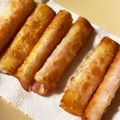acomomo's cooksnap of when they made 餃子の皮◎チーズ・ソーセージ巻き.