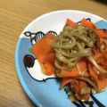 Sac’HiNa's cooksnap of when they made ［時短 人参エノキきんぴら］.