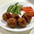 PDはる's cooksnap of when they made 簡単★肉団子の甘酢餡かけ.