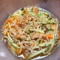 あおきしゃん's cooksnap of when they made 簡単もやしナムル（人参＆きゅうり）.