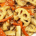 やえまりも's cooksnap of when they made ≪簡単≫◎蓮根と竹輪と人参のきんぴら.