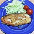 ふみこばあ's cooksnap of when they made 白身魚のさくさくマヨチーズパン粉焼き♡.