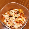 麻's cooksnap of when they made 簡単おつまみ 鶏キムチ〜韓国風.