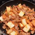 クックJHLDCB☆'s cooksnap of when they made 豚キムチ納豆スタミナ厚揚げ炒め.