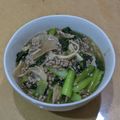 ラリー＆サラ's cooksnap of when they made チンゲンサイと舞茸とひき肉の炒め煮.