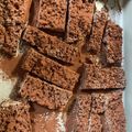モモカワ's cooksnap of when they made バレンタインに♡パン粉だけチョコクランチ.