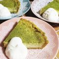 るりいろのそら's cooksnap of when they made *抹茶チーズケーキ on 緑茶タルト*.