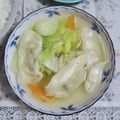 mmameco's cooksnap of when they made 余った餃子で☆餃子スープ.