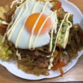 merciです's cooksnap of when they made 目玉焼きのっけ！ソース焼きそば.