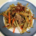 もちっこ橙色's cooksnap of when they made 牛肉とごぼうと春雨のきんぴら.