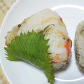 MIZU14's cooksnap of when they made かき揚げおにぎり.