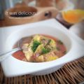 inyako's cooksnap of when they made レンジで簡単★スープオムレツ.
