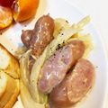 yu🐓's cooksnap of when they made ソーセージ＆玉ねぎの粒マスマヨソテー.