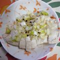 くネコまろす's cooksnap of when they made ゆで鶏で作る★柔らか鶏むね肉のねぎ塩だれ.