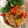saki1010's cooksnap of when they made 白身魚のムニエル♪香味ソース♪.