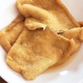 ままちゃき's cooksnap of when they made おいなりさんに☆レンジで油揚げの煮付け.