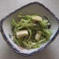 きらり流れ星's cooksnap of when they made 5分で簡単♪春キャベツと塩昆布もみもみ.