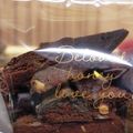 どらど～ら's cooksnap of when they made 福豆（炒り大豆）のチョコビスコッティ.