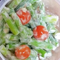 shelly616's cooksnap of when they made シロさんのアスパラガスのからしマヨ和え.