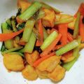 ♡さやすけ♡'s cooksnap of when they made チキンナゲットで酢豚風野菜いため！.